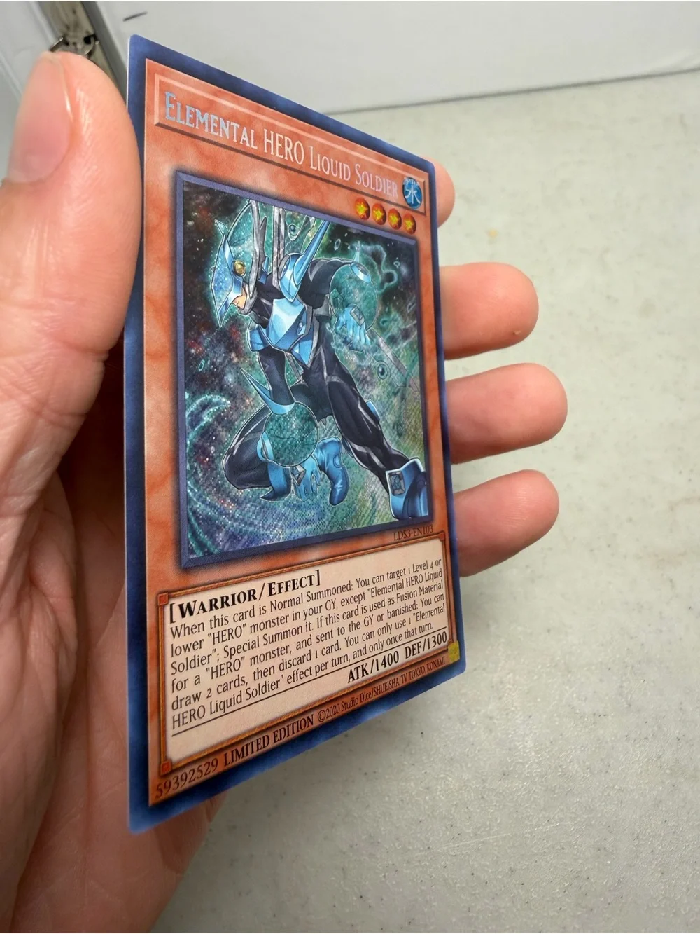 Elemental HERO Liquid Soldier LDS3-EN103 Secret Rare NM